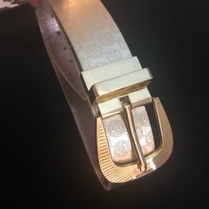 Michael Kors Reversible Belt, Gold/Metallic